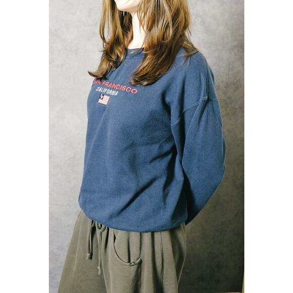 Navy San Francisco Sweatshirt - Picture 4 of 4